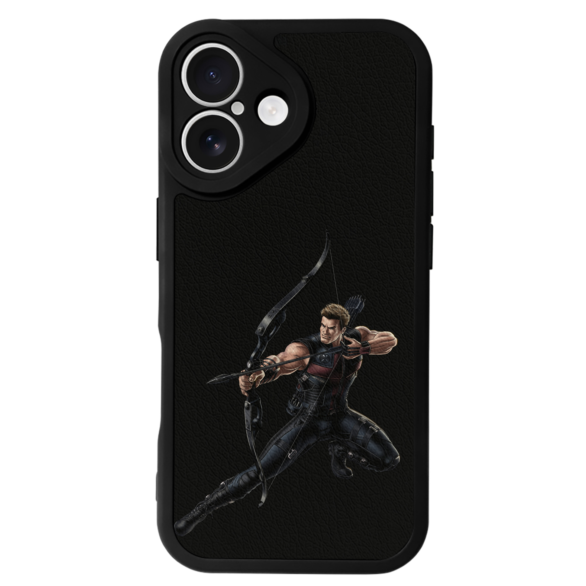 （画像用） アベンジャーズ The Avengers 【iPhone 16シリーズ対応】シリコンスマホケース（レザー調） 材質：シリコン